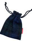 Blackwatch Harris Tweed Drawstring Valuables Pouch