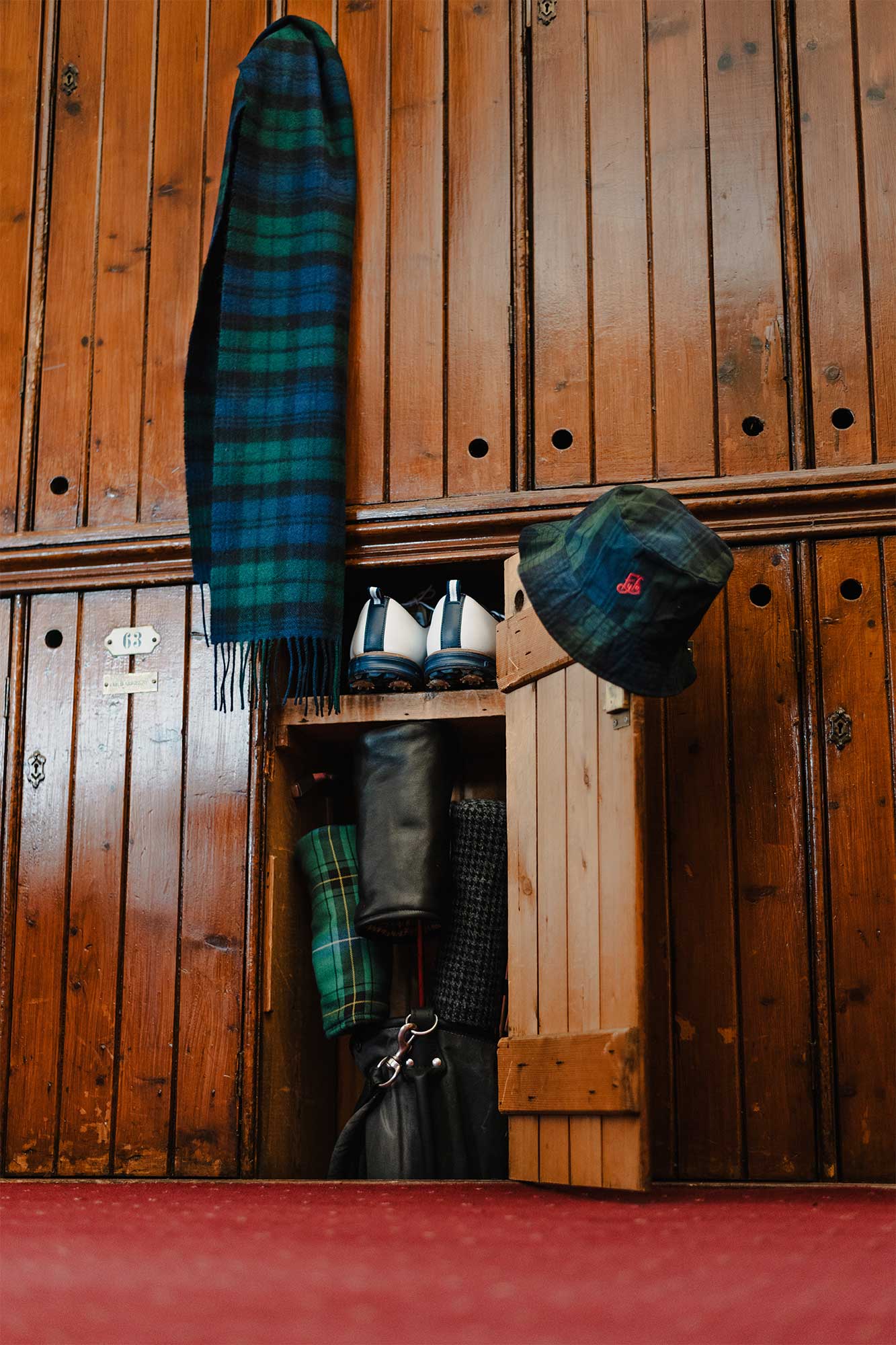 Black Watch Tartan Lambswool Scarf