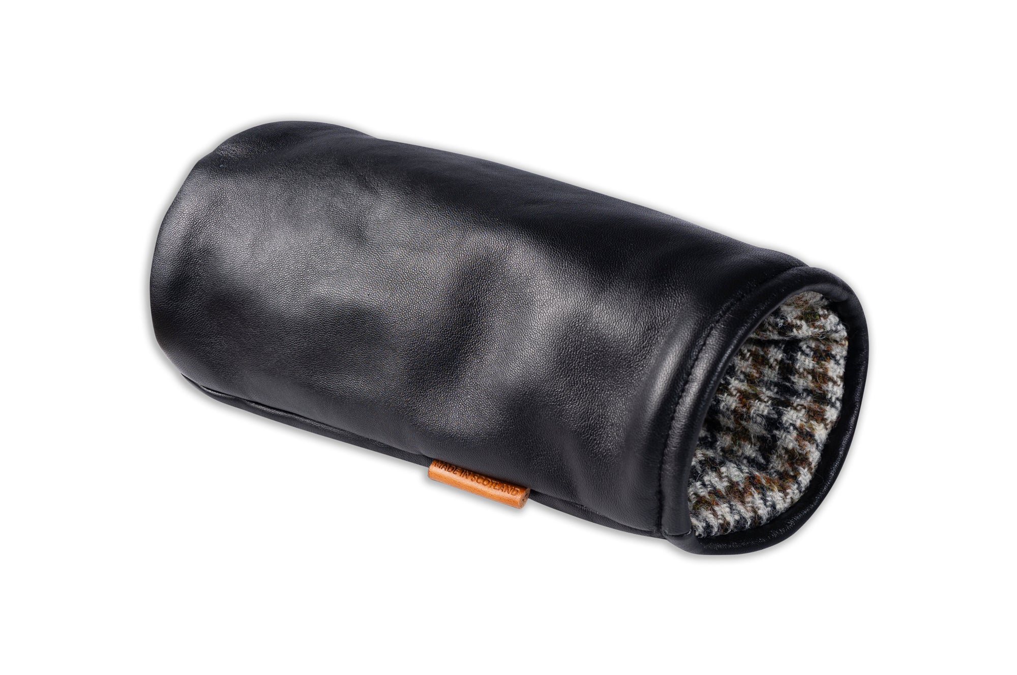 Clubman Leather & Harris Tweed Headcover