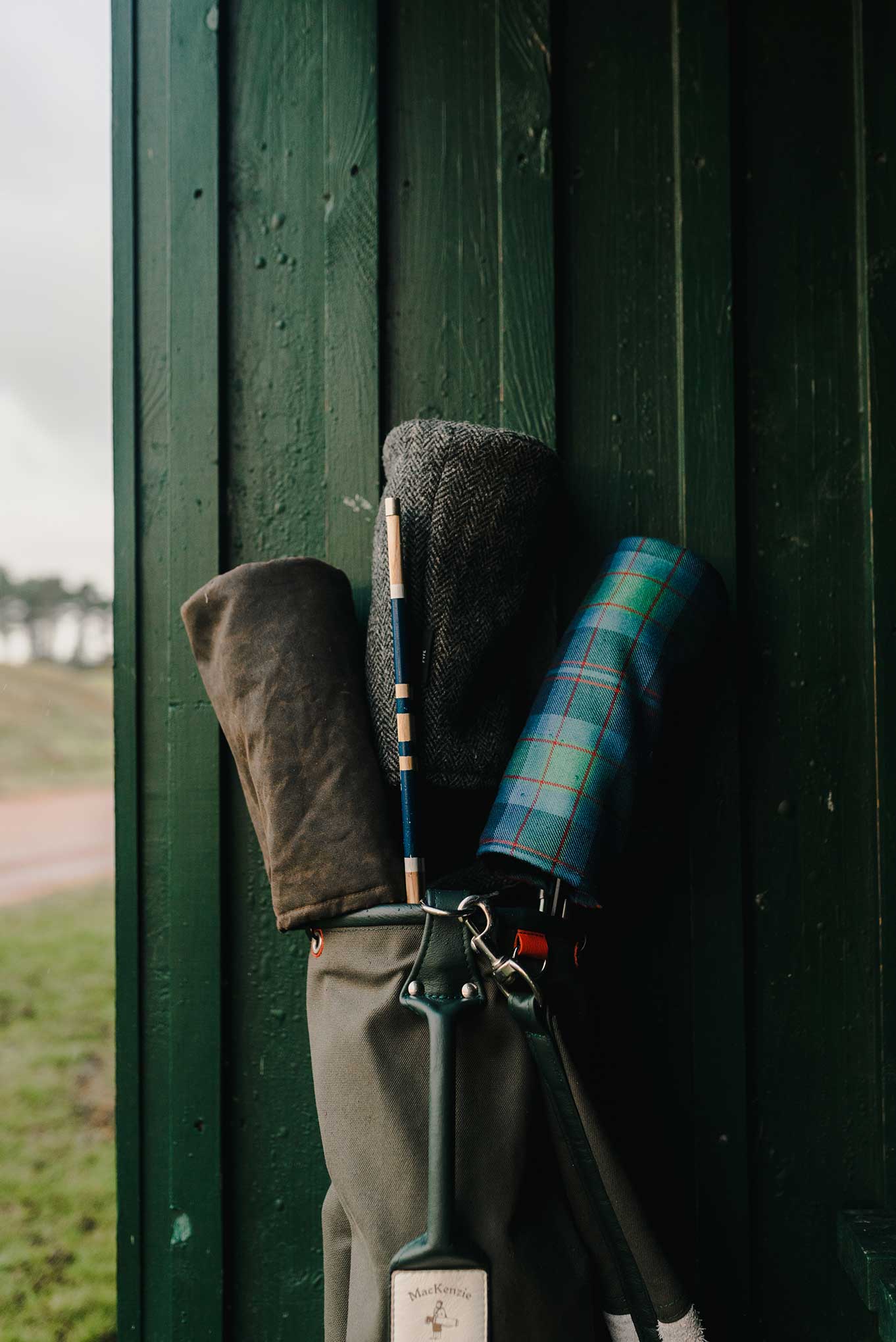 Outlander Waxed Canvas & Harris Tweed Headcover