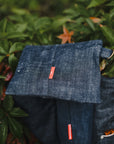 Indigo Odyssey Zipped Pouch | Hiut Denim Limited Edition