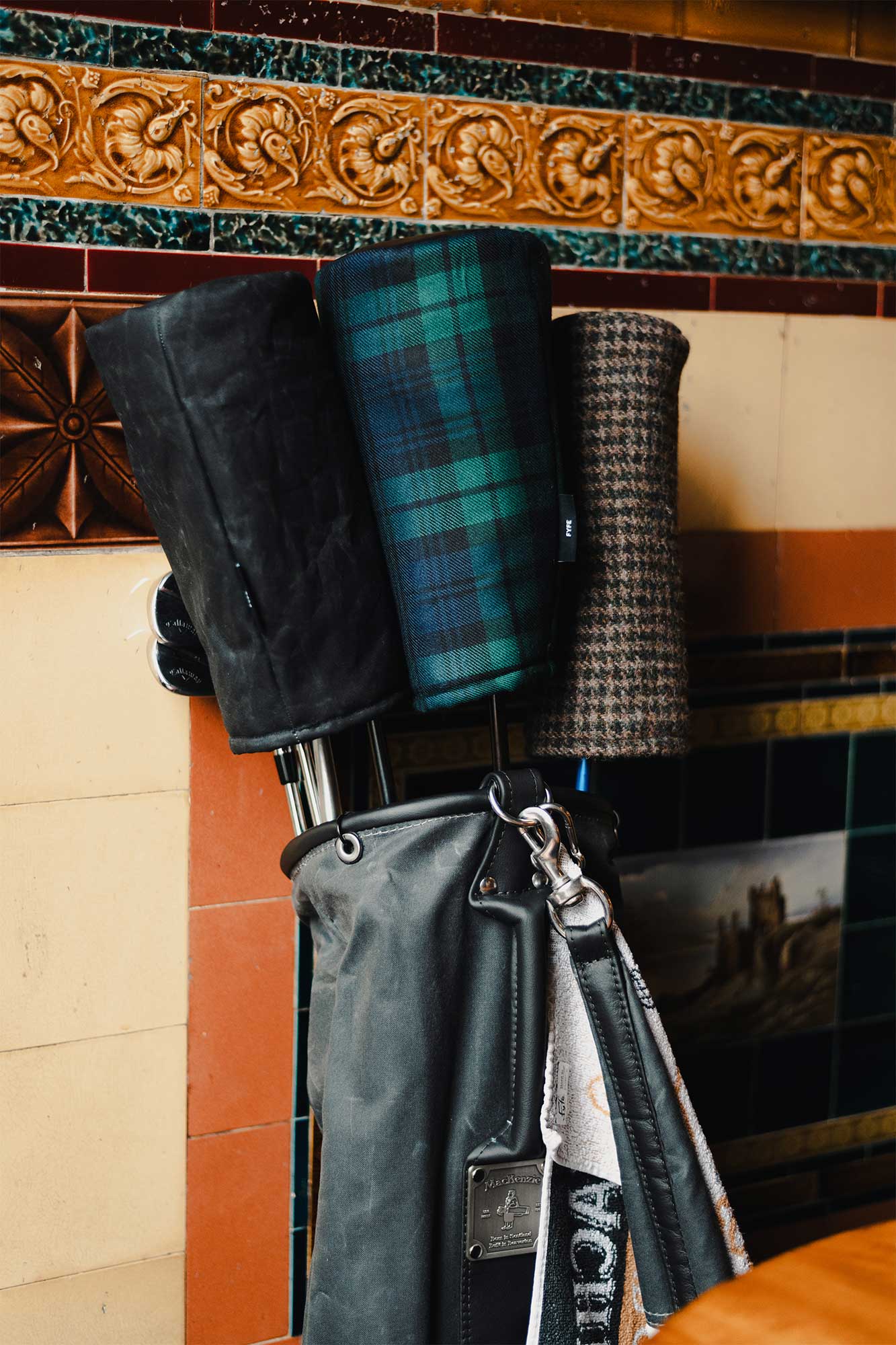 Old Malt Harris Tweed Headcover