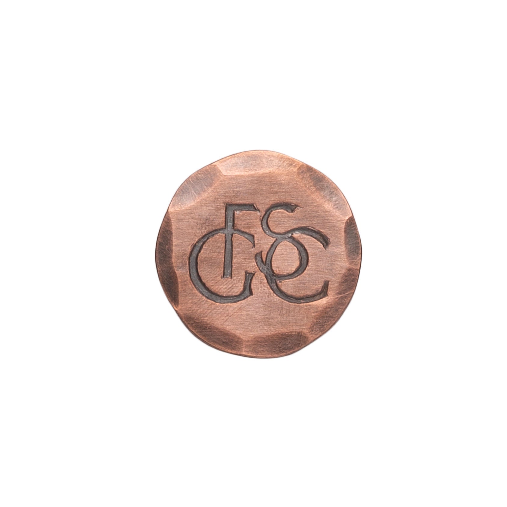 Shooters Club Monogram Copper Hand Forged Ball Marker