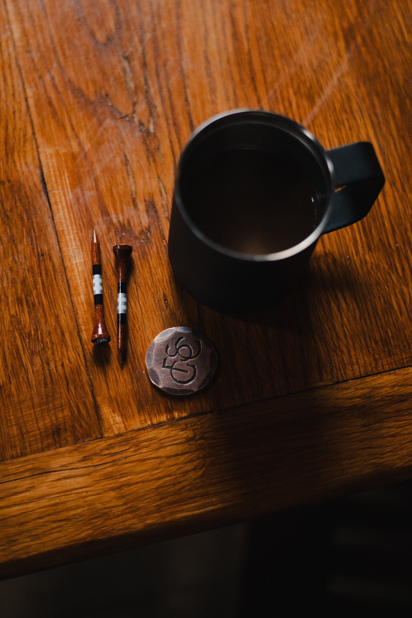 Shooters Club Monogram Copper Hand Forged Ball Marker
