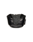 Modern Herringbone Harris Tweed & Leather Mallet Putter Cover - Fyfe Golf