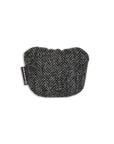 Modern Herringbone Harris Tweed & Leather Mallet Putter Cover - Fyfe Golf