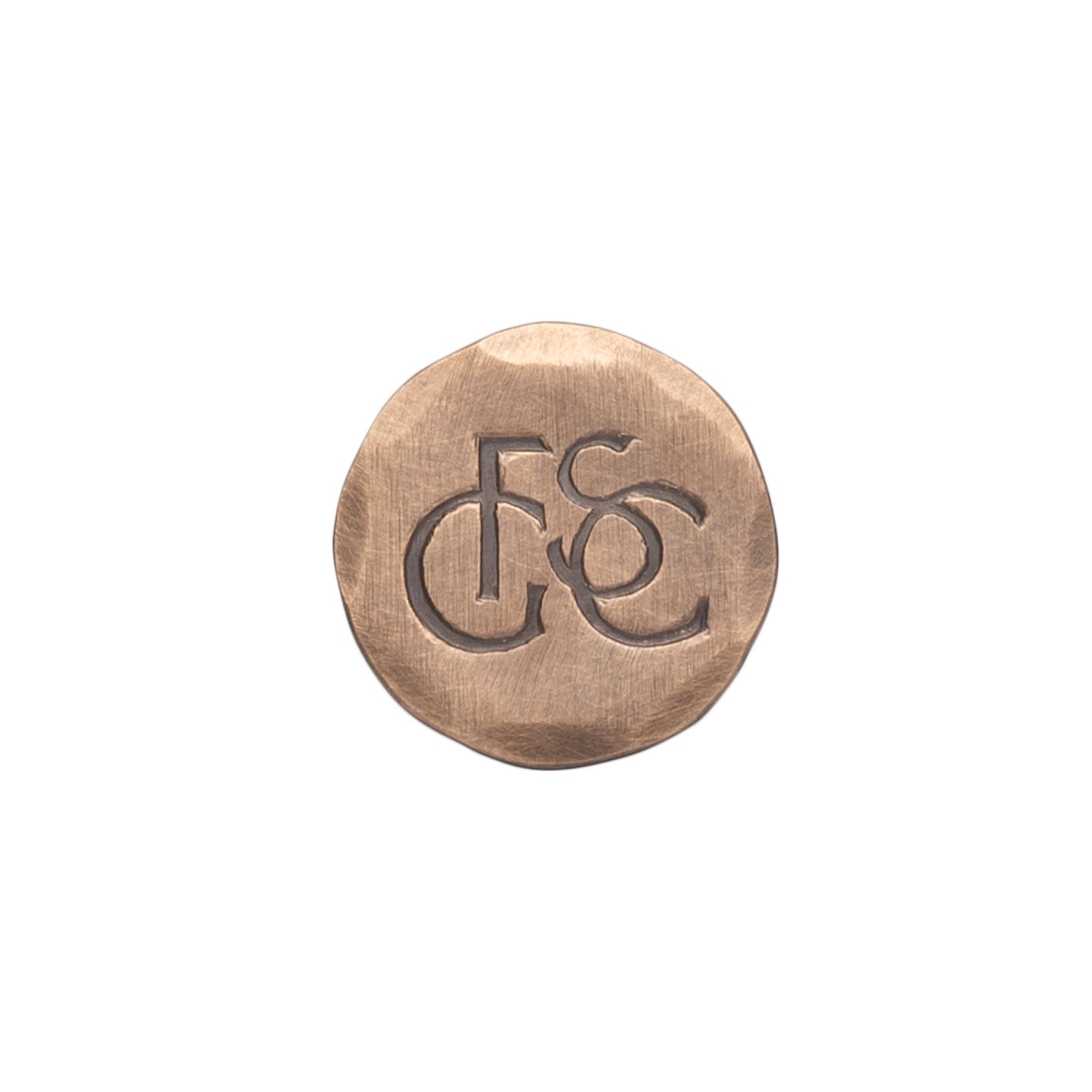 Shooters Club Monogram Bronze Hand Forged Ball Marker