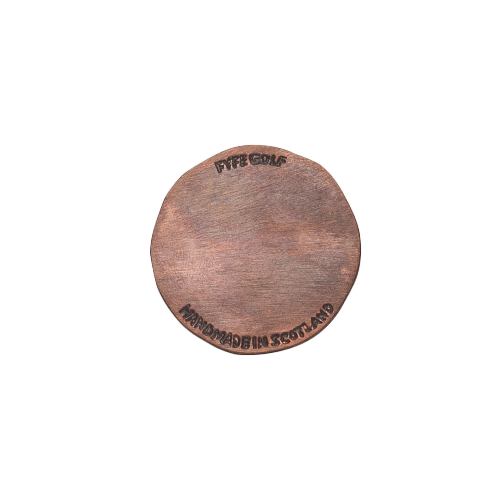 Shooters Club Monogram Copper Hand Forged Ball Marker