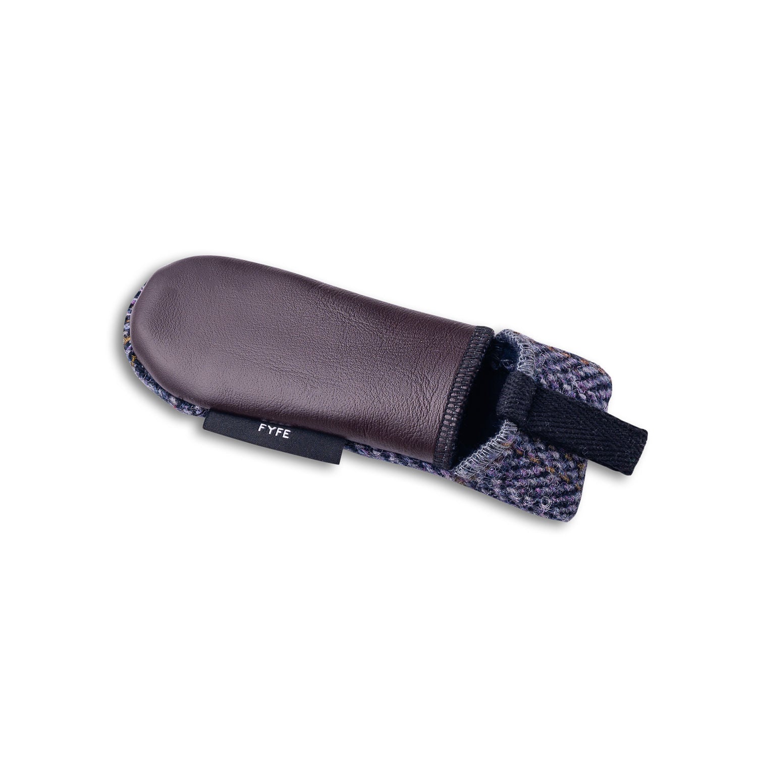 Five Glens Harris Tweed & Leather Blade Putter Slip On Cover