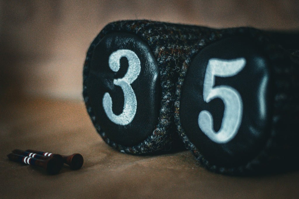 The Numbers | Leather & Harris Tweed : Special Edition Headcovers - Fyfe Golf