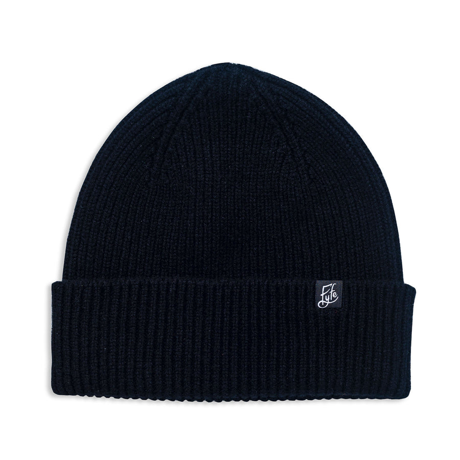 Links Merino Beanie - Black Munro