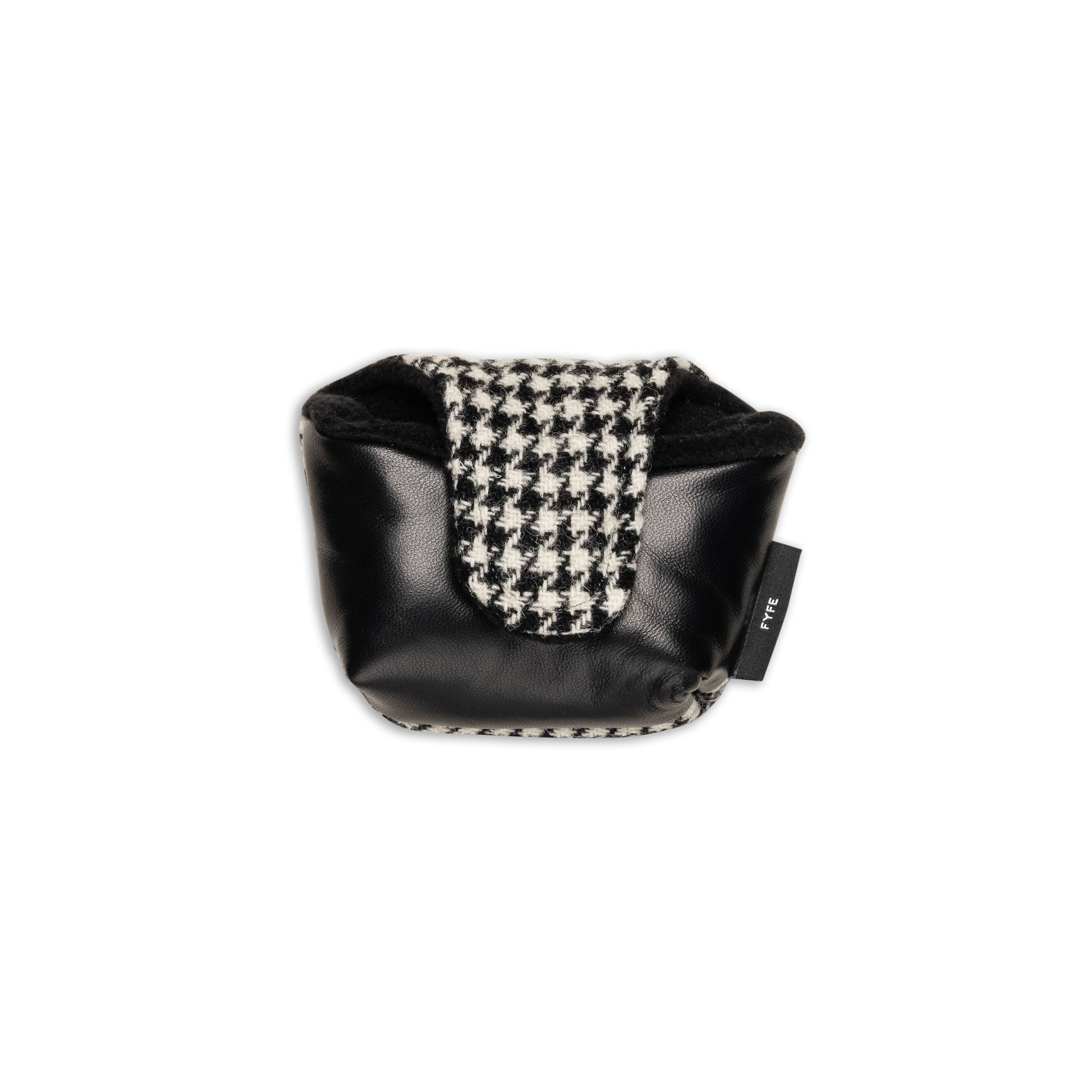 Black Grouse Harris Tweed & Leather Mallet Putter Cover Fyfe Golf