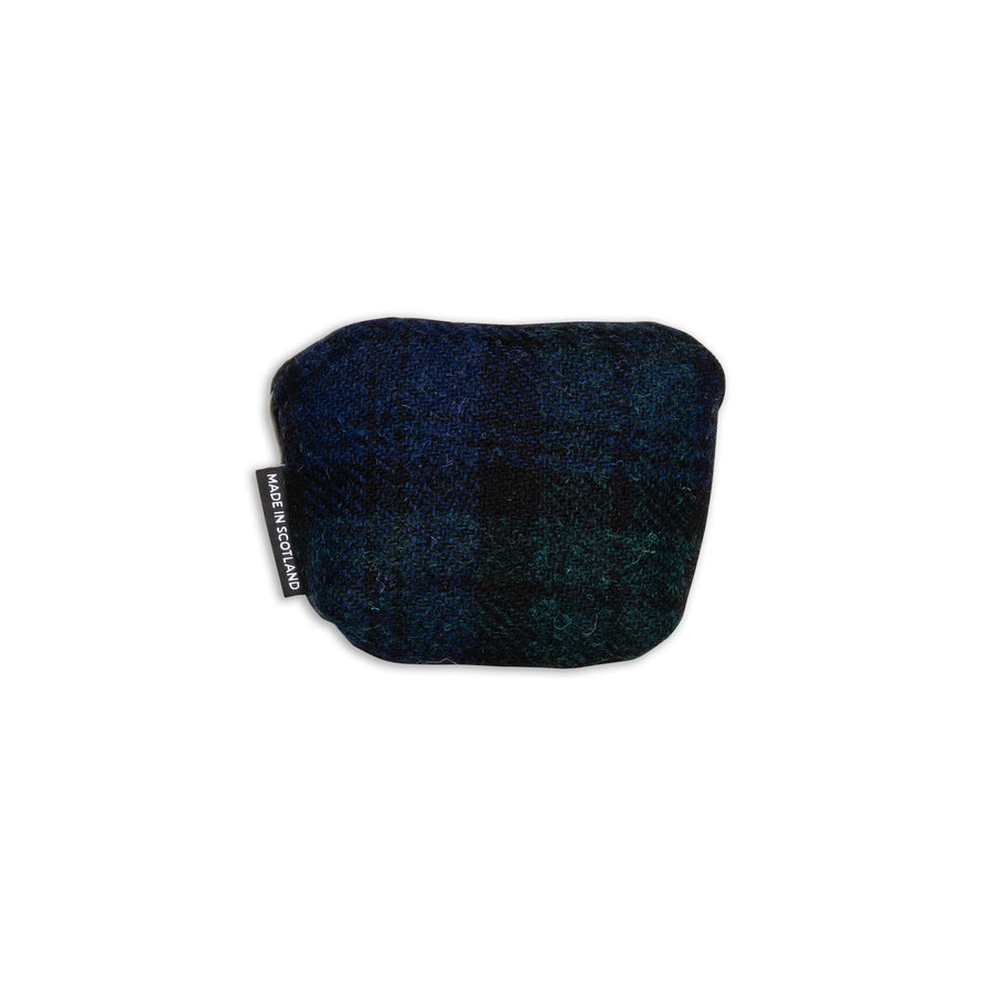 Blackwatch Harris Tweed & Leather Mallet Putter Cover