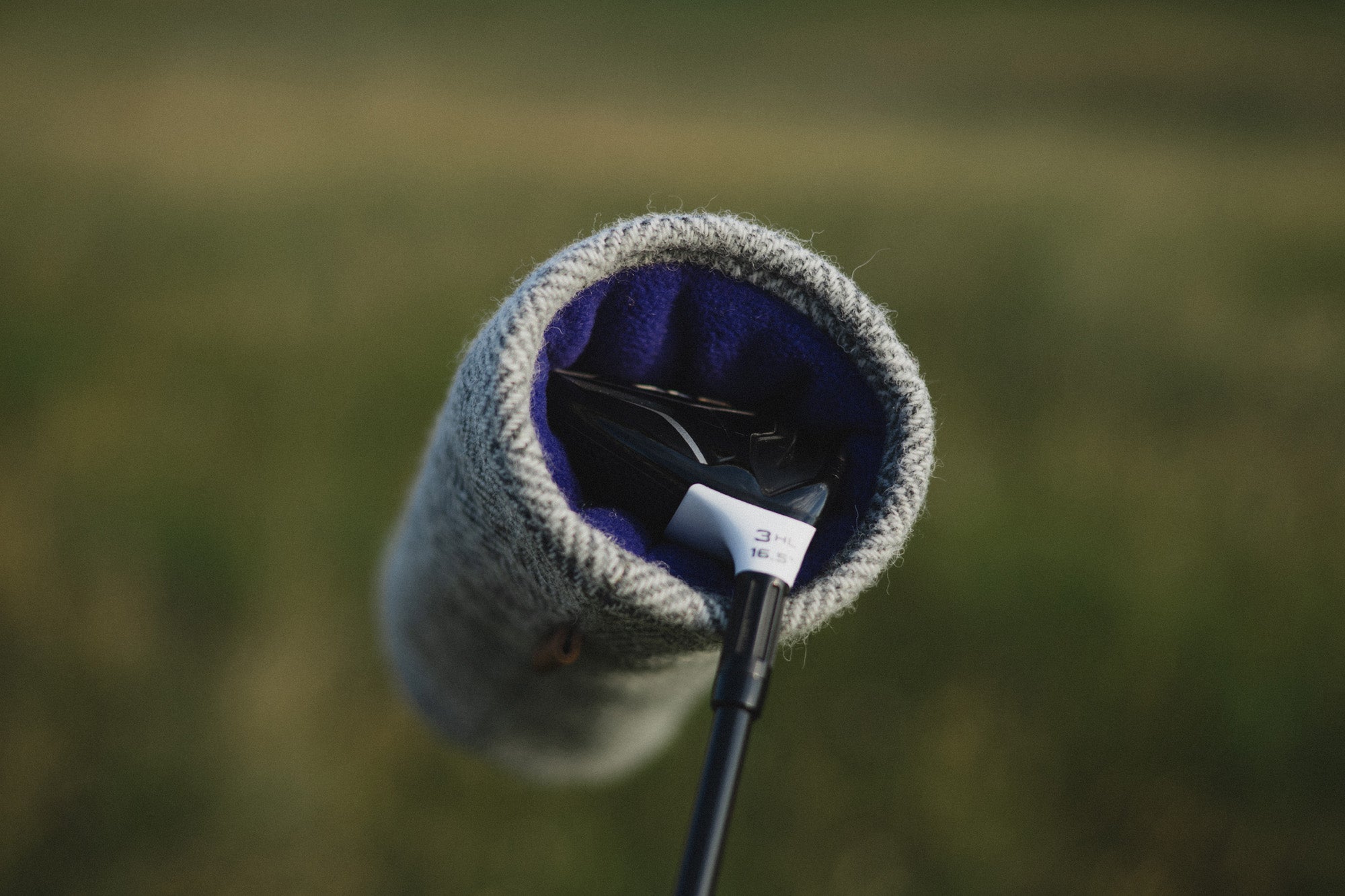 Slate Shore Herringbone Summer Tweed Headcover | Limited Edition