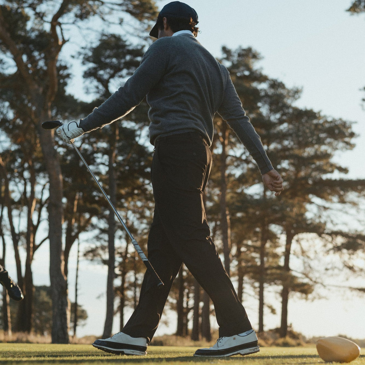 The Player Crew Neck – Grey Flannel