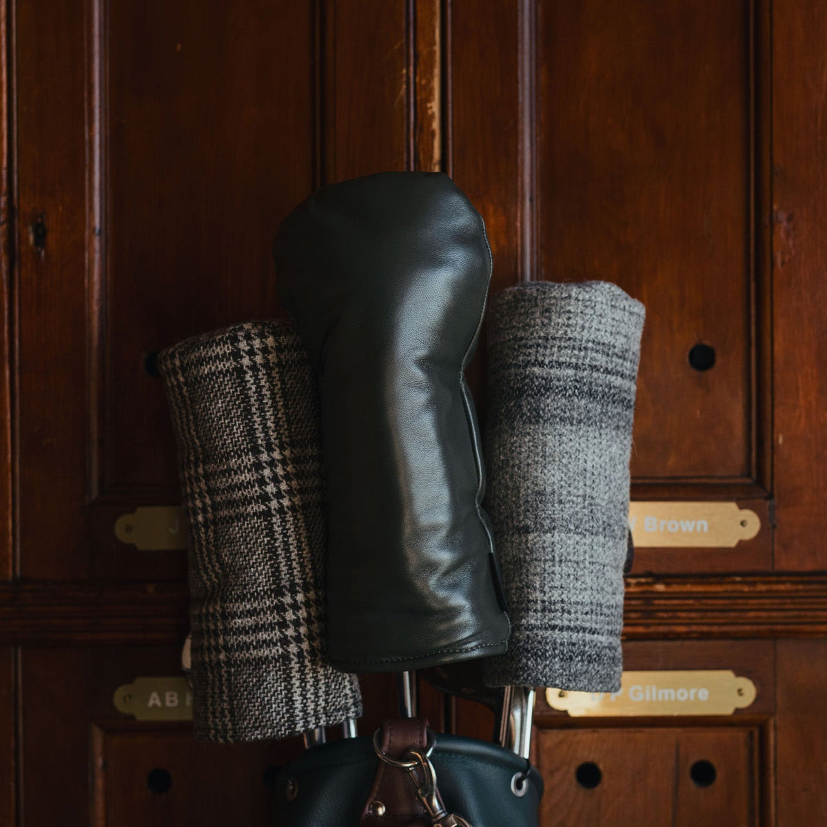 GT Vanquish Green Leather Headcover · Type 02