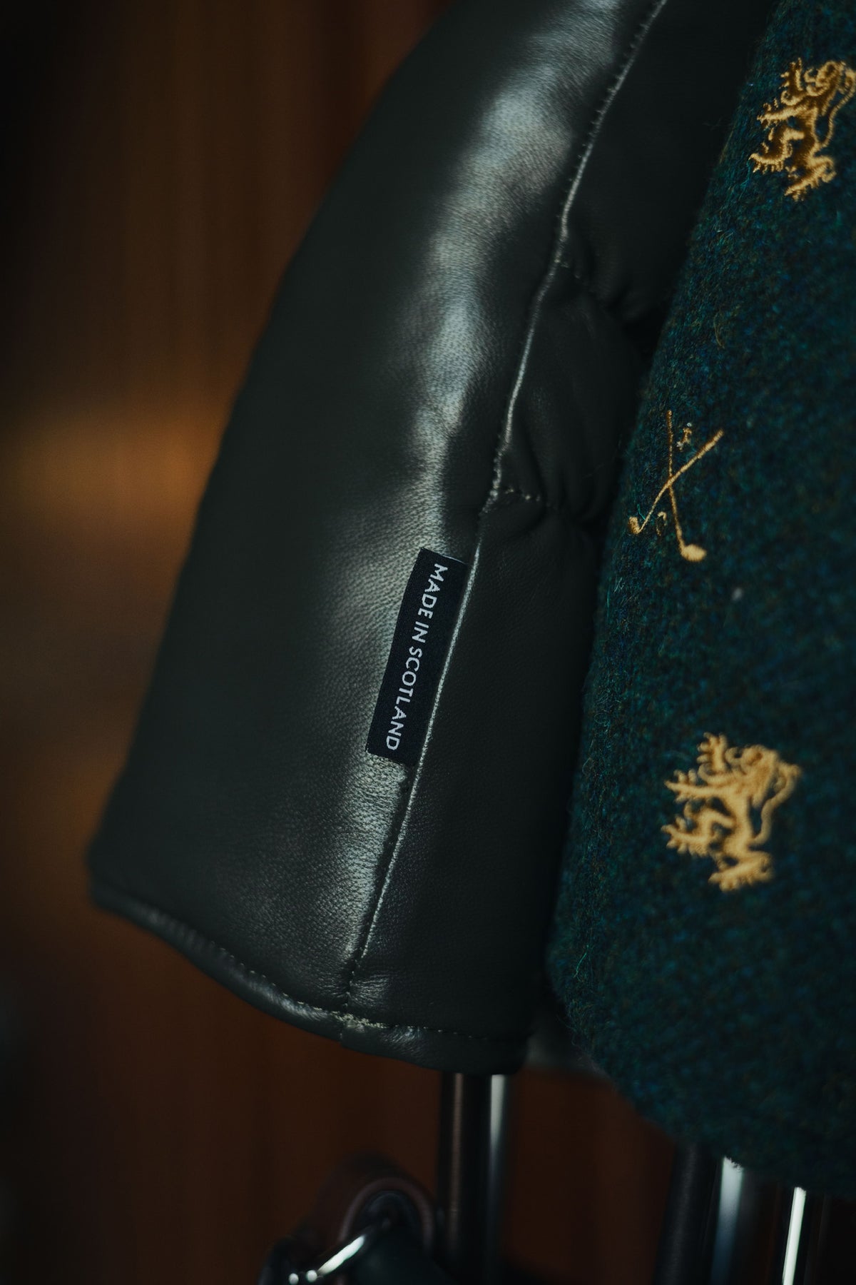 GT Vanquish Green Leather Headcover · Type 02