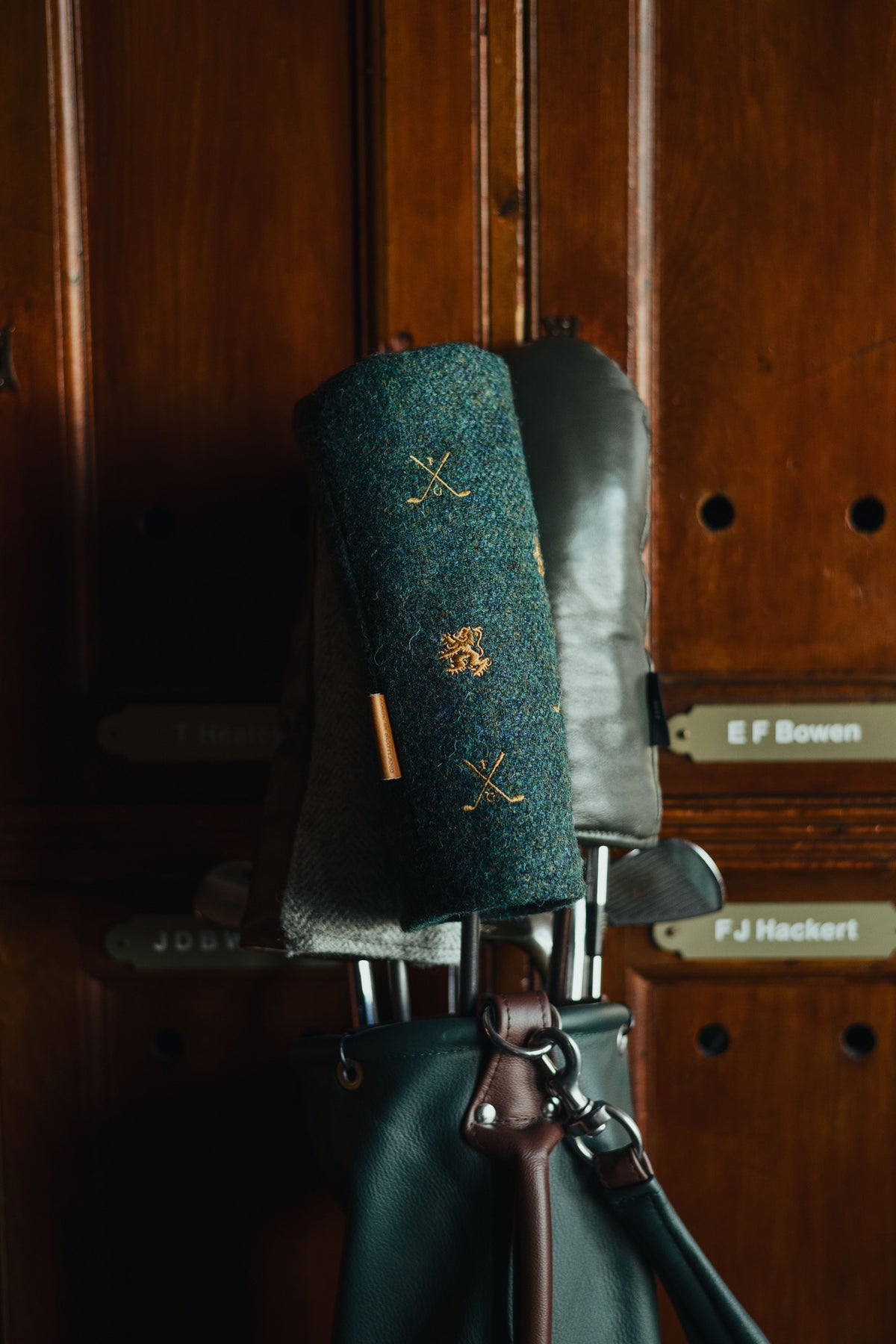 Carlogie Harris Tweed Headcover