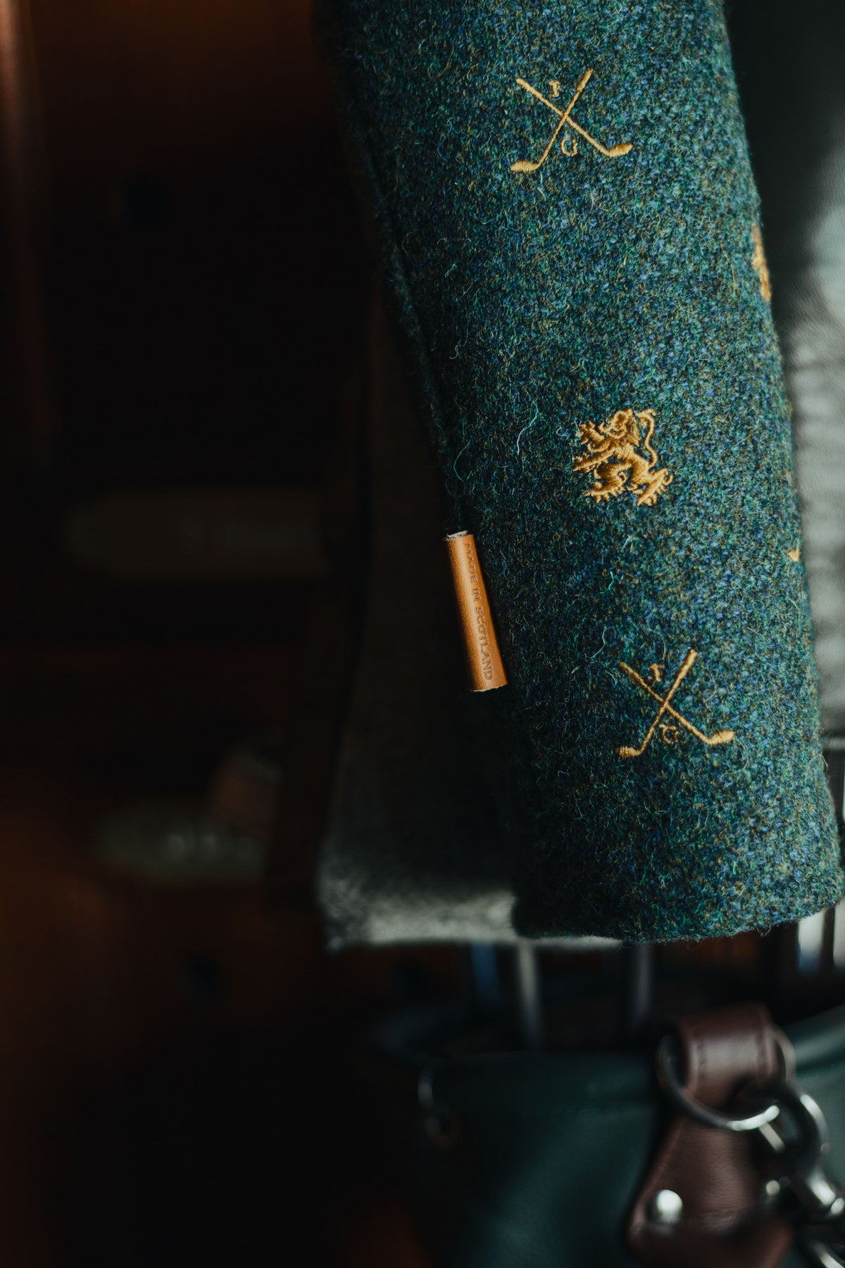 Carlogie Harris Tweed Headcover