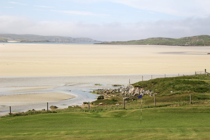 Uig Lodge golf course and beach bay