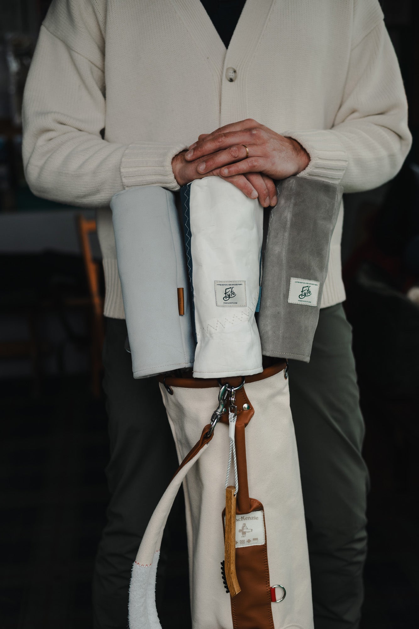 Repurposed Sail Cloth Headcover — White | Limited Edition