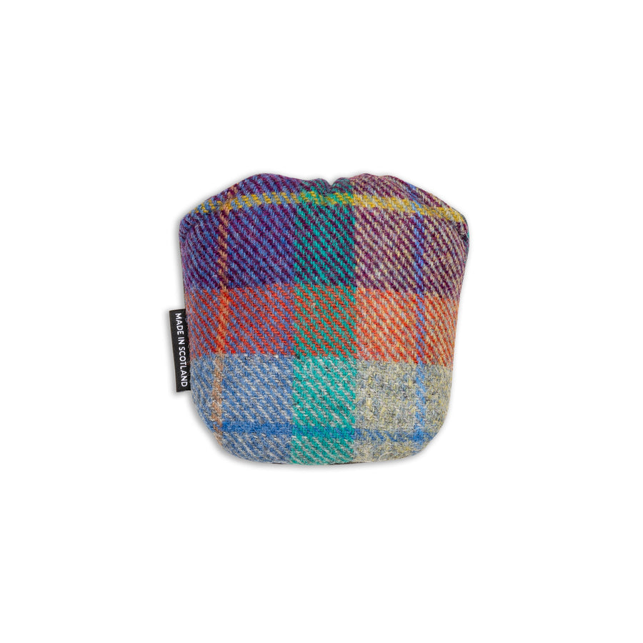 Jura Sunset Harris Tweed & Leather Mallet Putter Cover