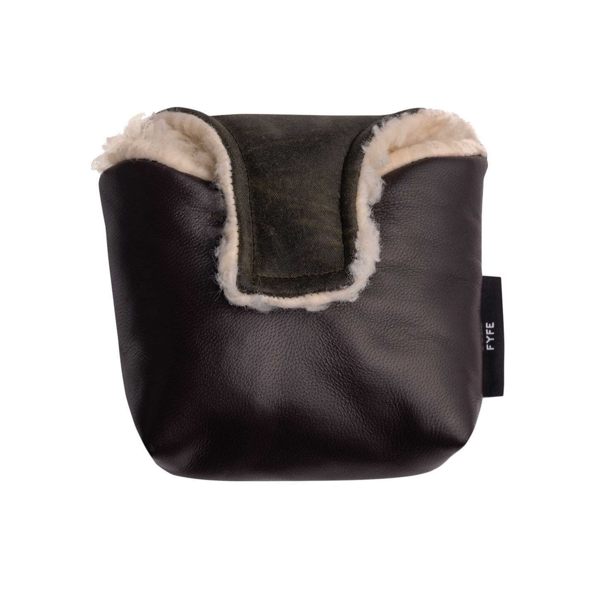 Links Wanderer Waxed Canvas & Leather Mallet Putter Cover Fyfe Golf