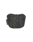 Modern Herringbone Harris Tweed & Leather Mallet Putter Cover