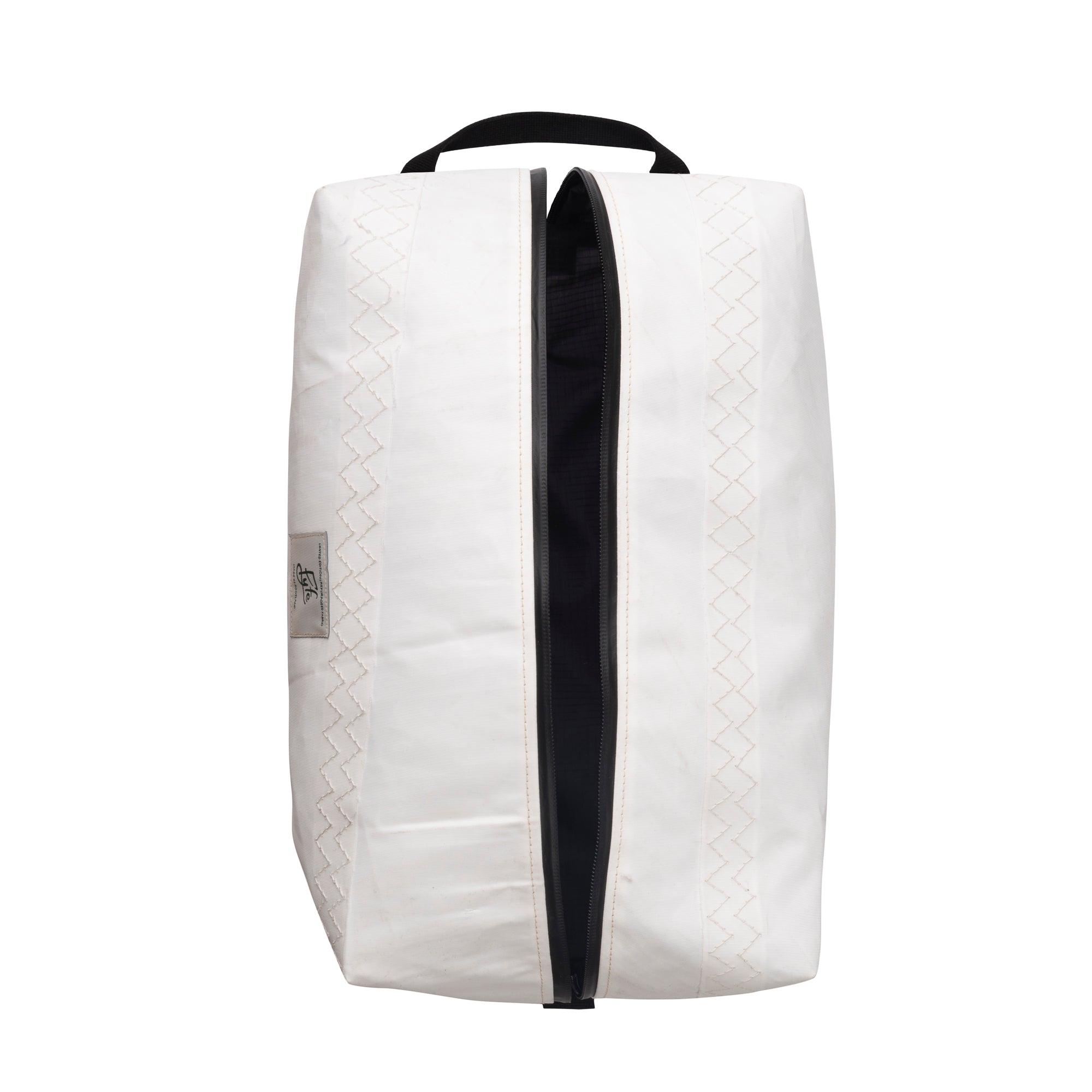 Repurposed Sail Cloth Shoe Bag — White | Limited Edition