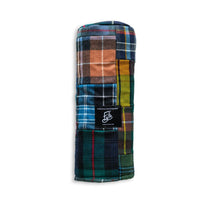 Tartan Army limited edition fairway wood cover made in Scotland using patchworked tartan off cuts.