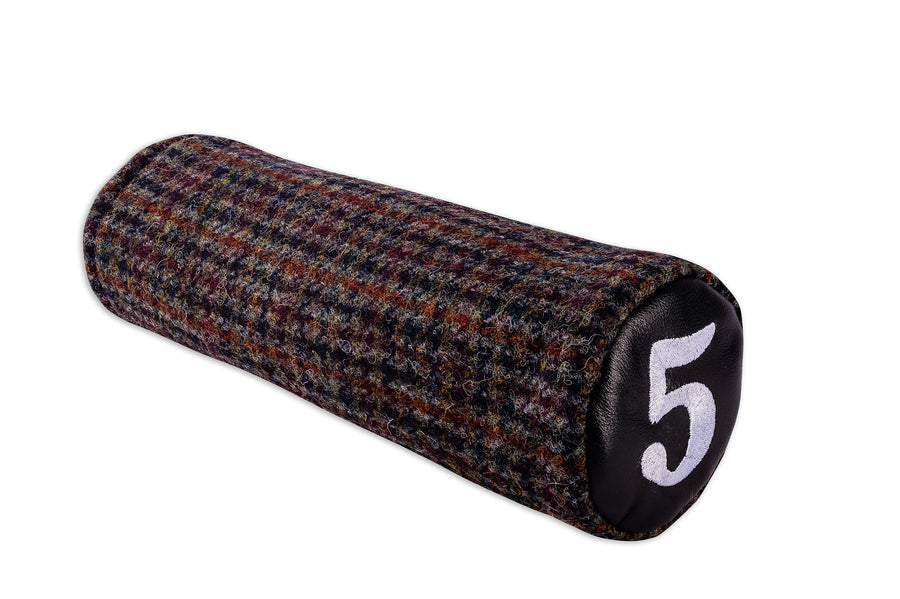 The Carnegie Leather & Harris Tweed Headcover