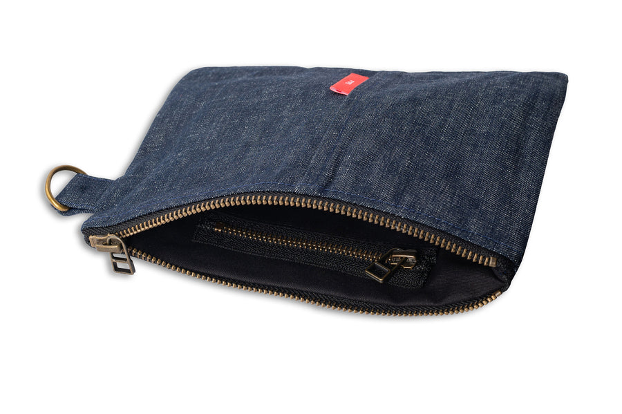 Weaves of Wonder Zipped Pouch | Hiut Denim Limited Edition