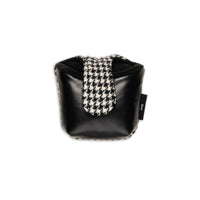 Black Grouse Harris Tweed & Leather Mallet Putter Cover - Fyfe Golf