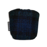 Blackwatch Harris Tweed & Leather Mallet Putter Cover - Fyfe Golf