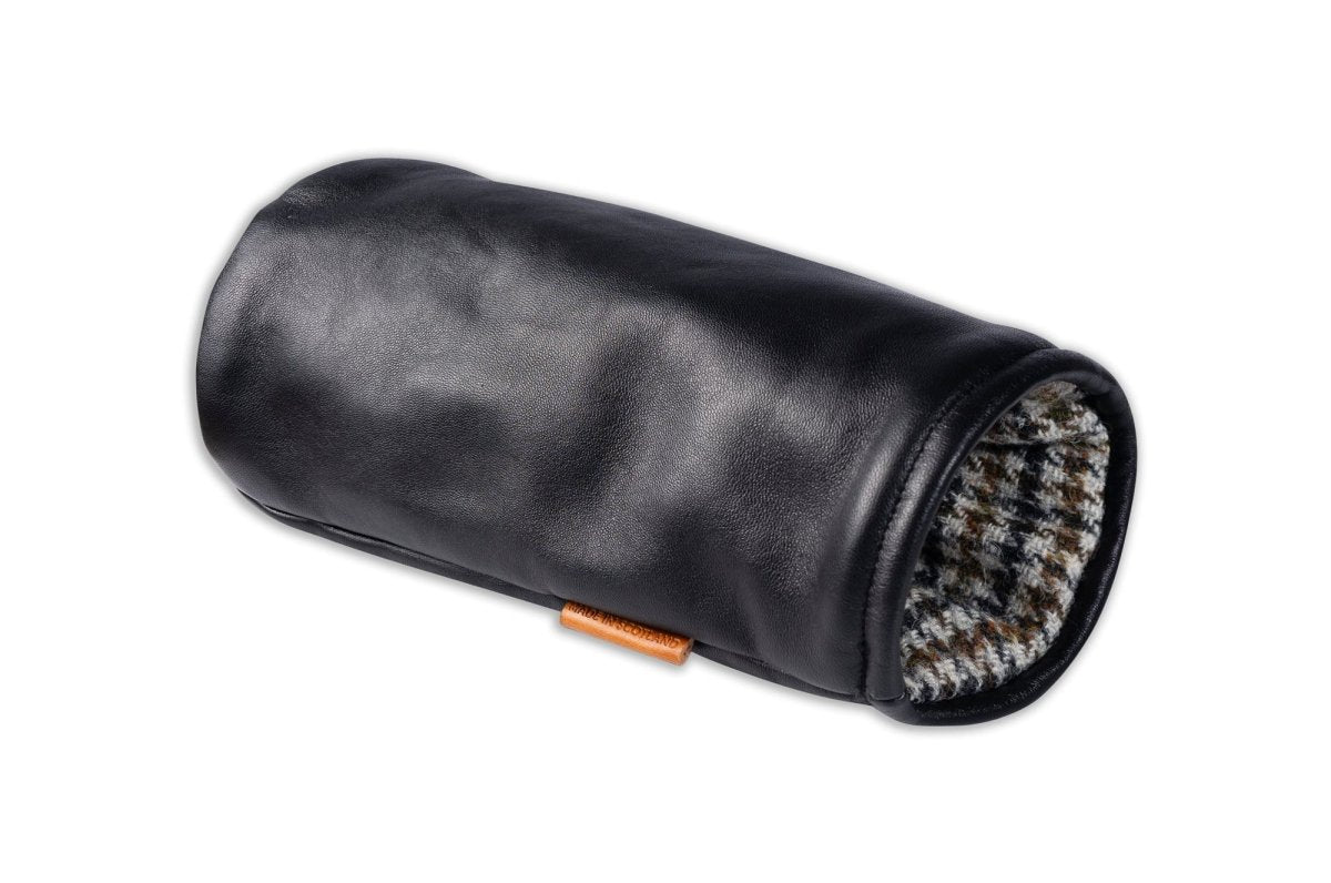Clubman Leather &amp; Harris Tweed Headcover - Fyfe Golf