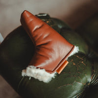 GT Carrera Cognac Leather Blade Putter Cover - Fyfe Golf