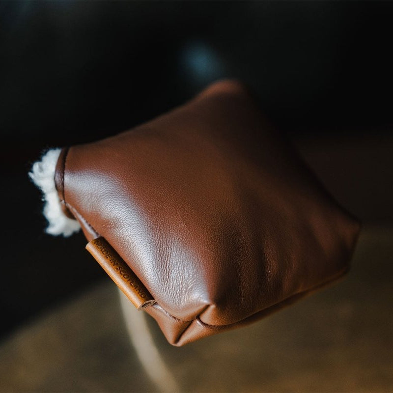 GT Carrera Cognac Leather Mallet Putter Cover - Fyfe Golf