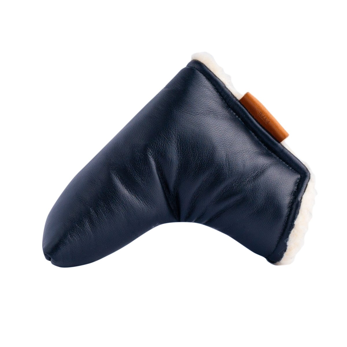 GT Phantom Black Leather Blade Putter Cover - Fyfe Golf