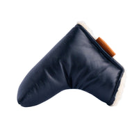 GT Phantom Black Leather Blade Putter Cover - Fyfe Golf