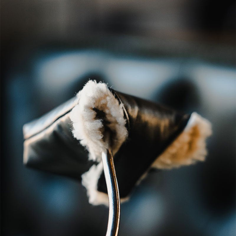 GT Phantom Black Leather Mallet Putter Cover - Fyfe Golf