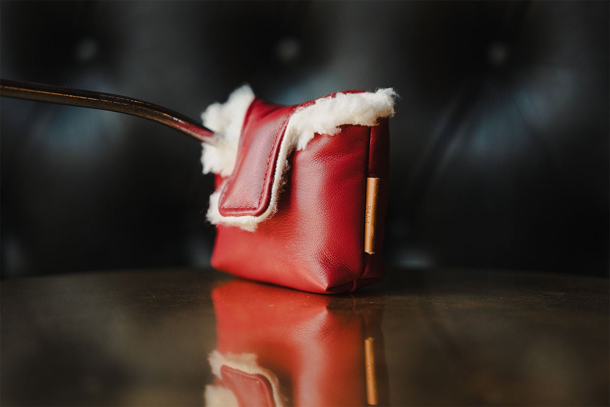 GT Rosso Scuderia Leather Mallet Putter Cover - Fyfe Golf