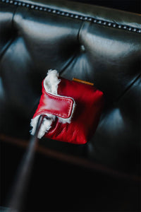 GT Rosso Scuderia Leather Mallet Putter Cover - Fyfe Golf