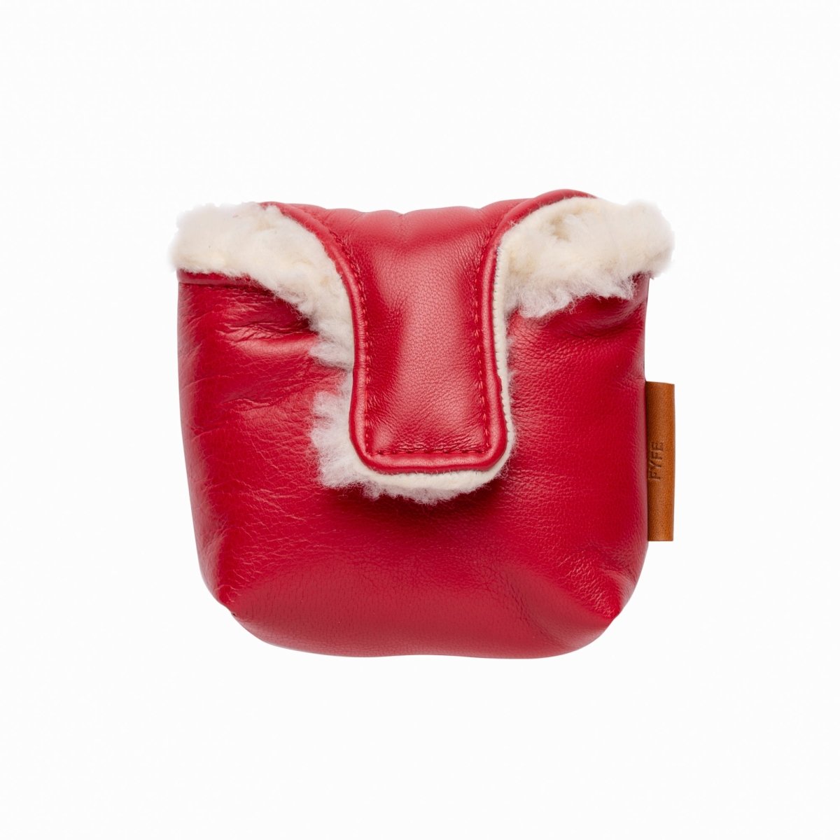 GT Rosso Scuderia Leather Mallet Putter Cover - Fyfe Golf