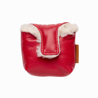 GT Rosso Scuderia Leather Mallet Putter Cover - Fyfe Golf