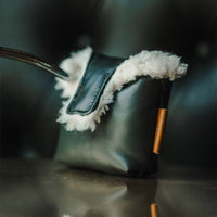 GT Vanquish Green Leather Mallet Putter Cover - Fyfe Golf