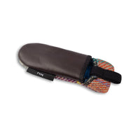 Jura Sunset Harris Tweed & Leather Blade Putter Slip on Cover - Fyfe Golf