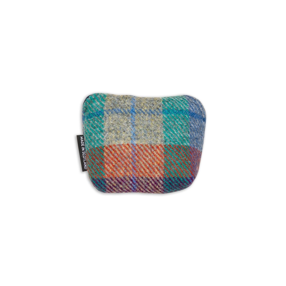 Jura Sunset Harris Tweed &amp; Leather Mallet Putter Cover - Fyfe Golf