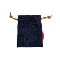 Legends of the Loch Tweed Leather Drawstring Pouch - Fyfe Golf