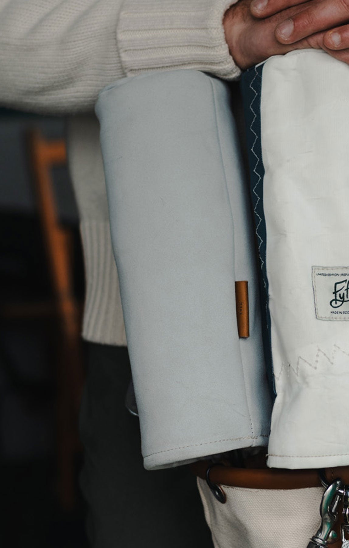 Marine Suede Headcover — Optic White