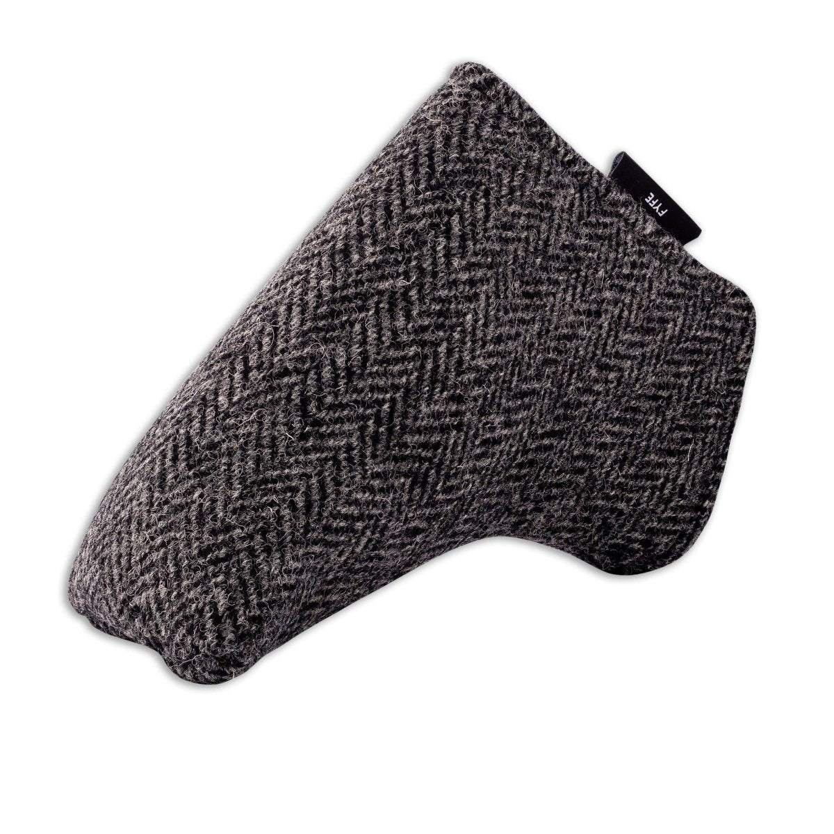Modern Herringbone Harris Tweed Blade Putter Cover - Fyfe Golf